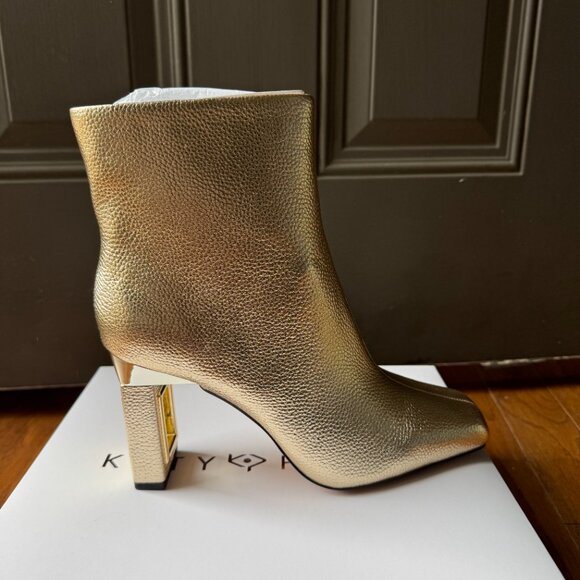 Katy Perry The Hollow Heel Bootie CHAMPAGNE Size 10 - NEW - Picture 4 of 4